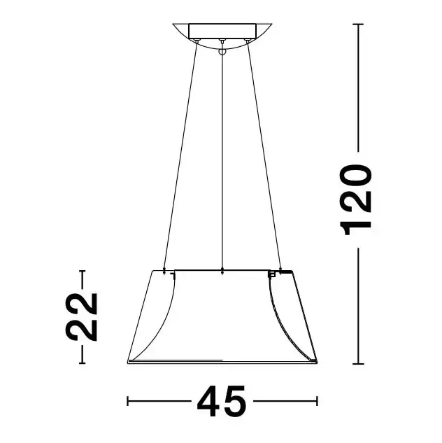 Luster NOVA LUCE 9077881 LED 33W 1680lm 3000K 230V IP20